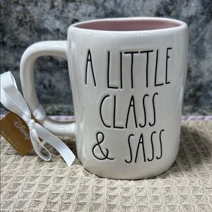Rae Dunn x Disney Lady Mug – 16 oz | “A Little Class & Sass” | NWT |